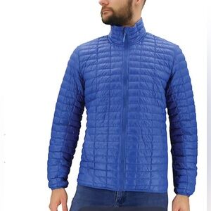 Men’s ADIDAS FLYLOFT JACKET blue Packable synthetic down 2XL